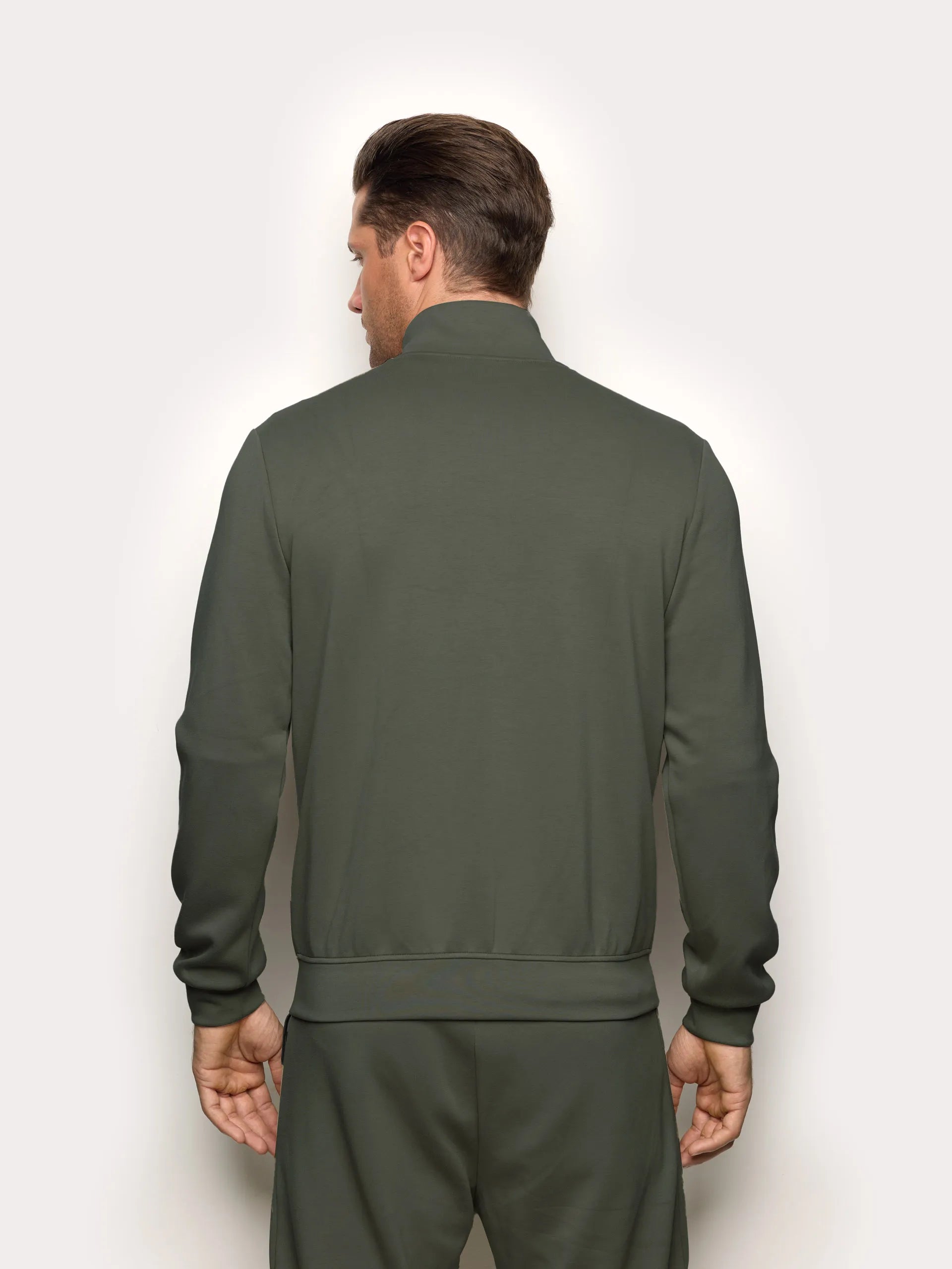 Yamamay_Hunter Green_Sweatshirt - Easy Living_AMAU191007_115_05