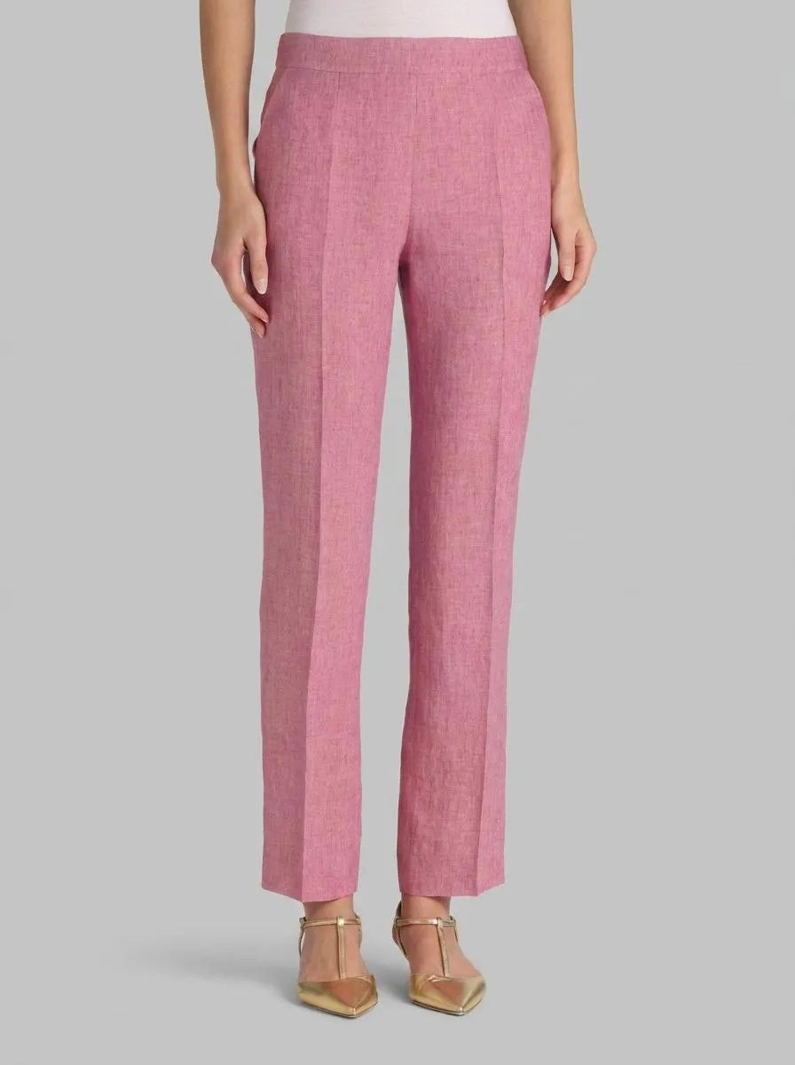Luisa Spagnoli Rosa Melange Women Ammenda - Linen Pants SKU: AMMENDA_0338 Image 00