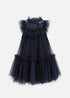 Andrea Spotted Tulle Dress Navy_ANDREA_Navy_01