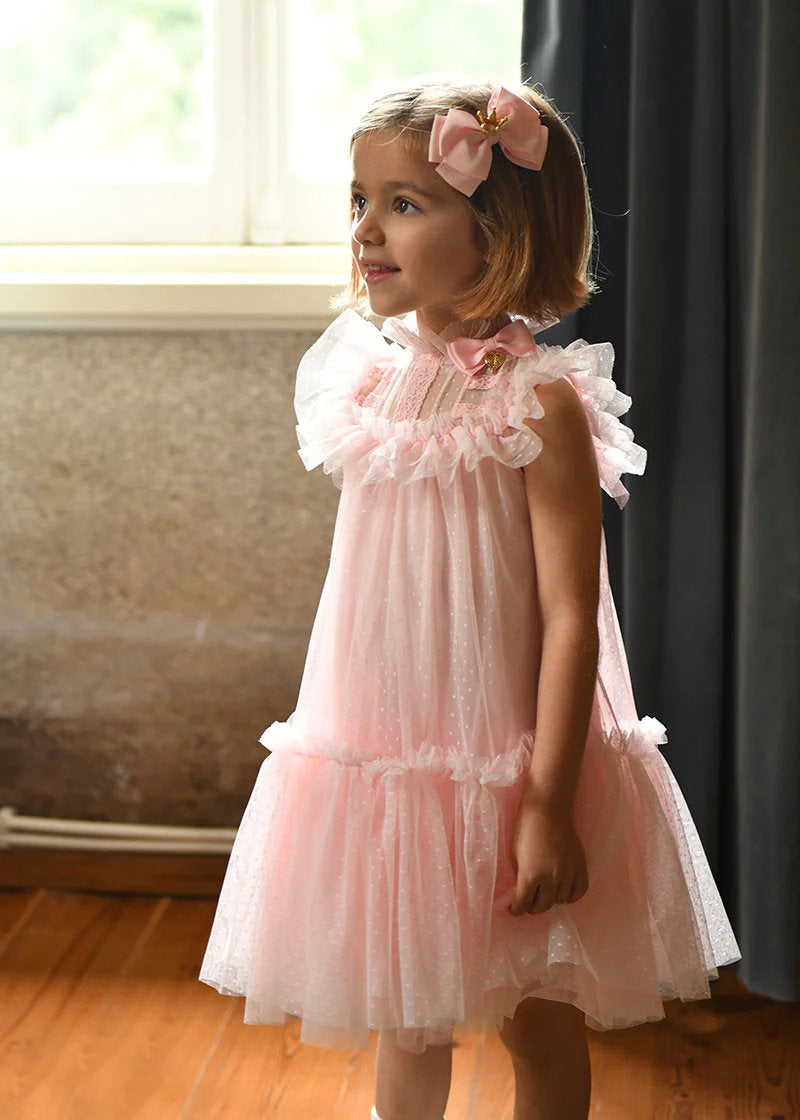 Andrea Spotted Tulle Dress Pale Pink_ANDREA_Pale Pink_05