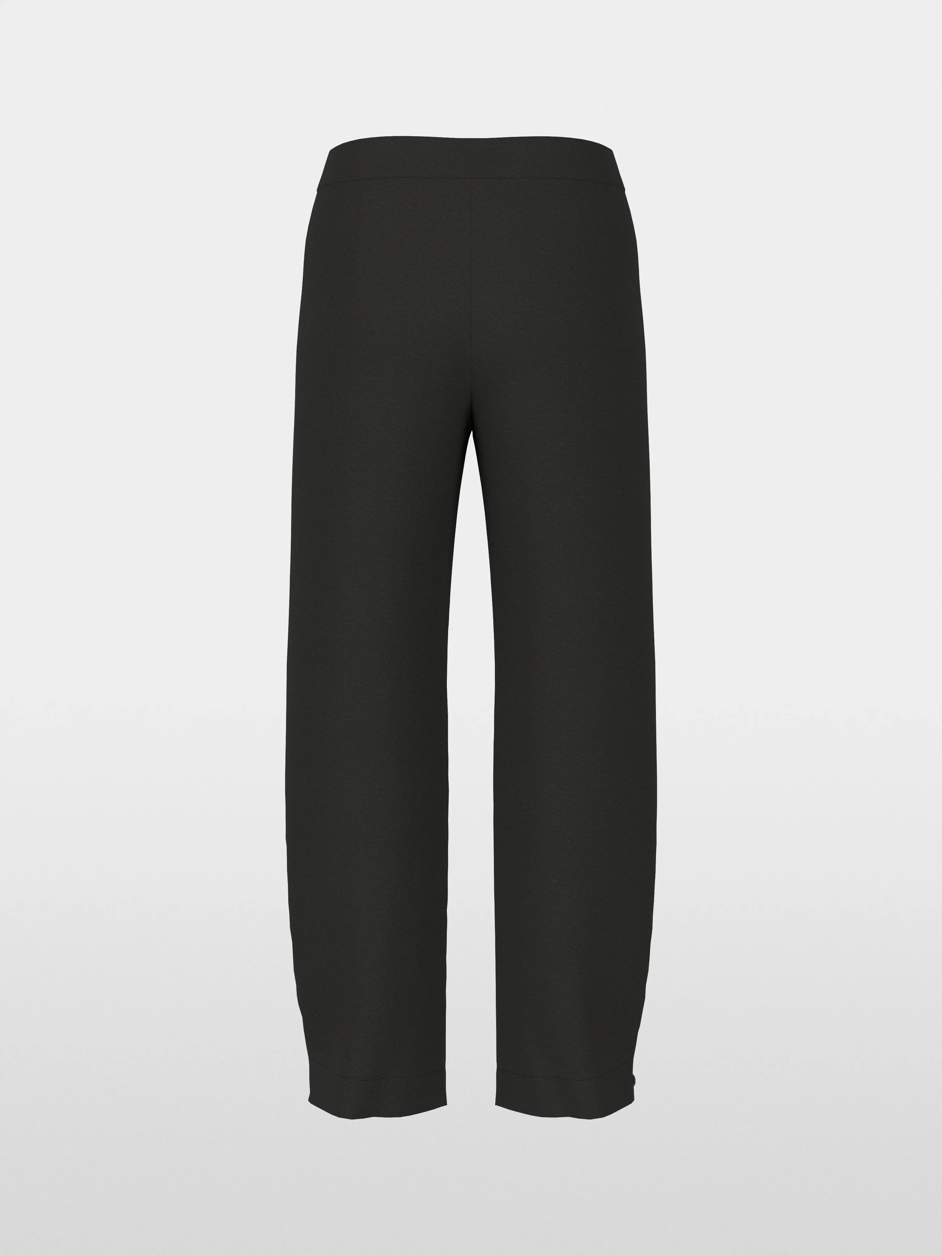 Marc Cain_Black_RENTON Relaxed Fit Pants with Hem Detail_AP 81.43 J08_900_07