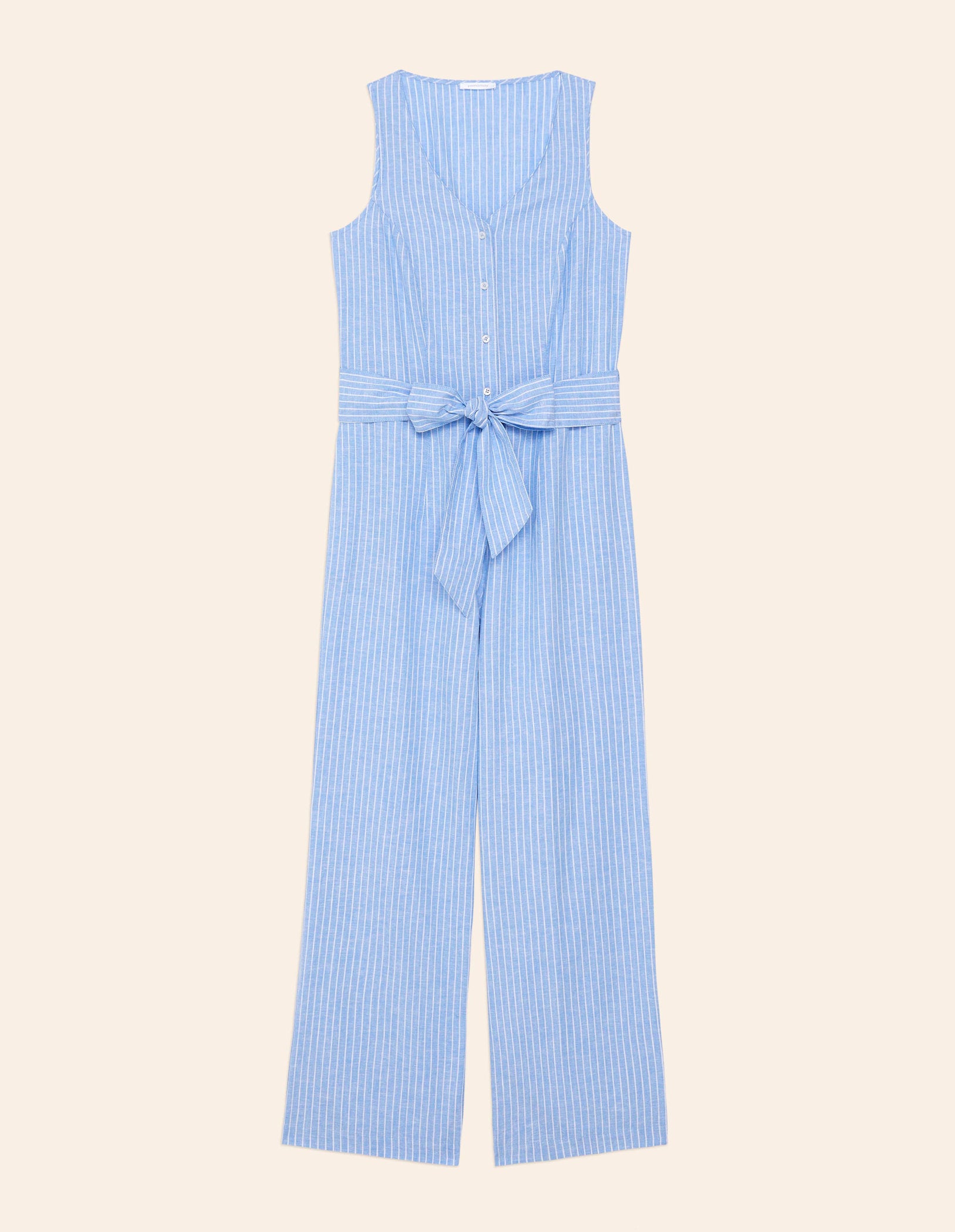 Yamamay_Cotton &amp; Linen Light Blue Jumpsuit_APID181002_933_05