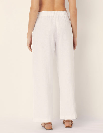 Yamamay_Cotton &amp; Linen Long Trousers with Pleats_APMD181005_015_03