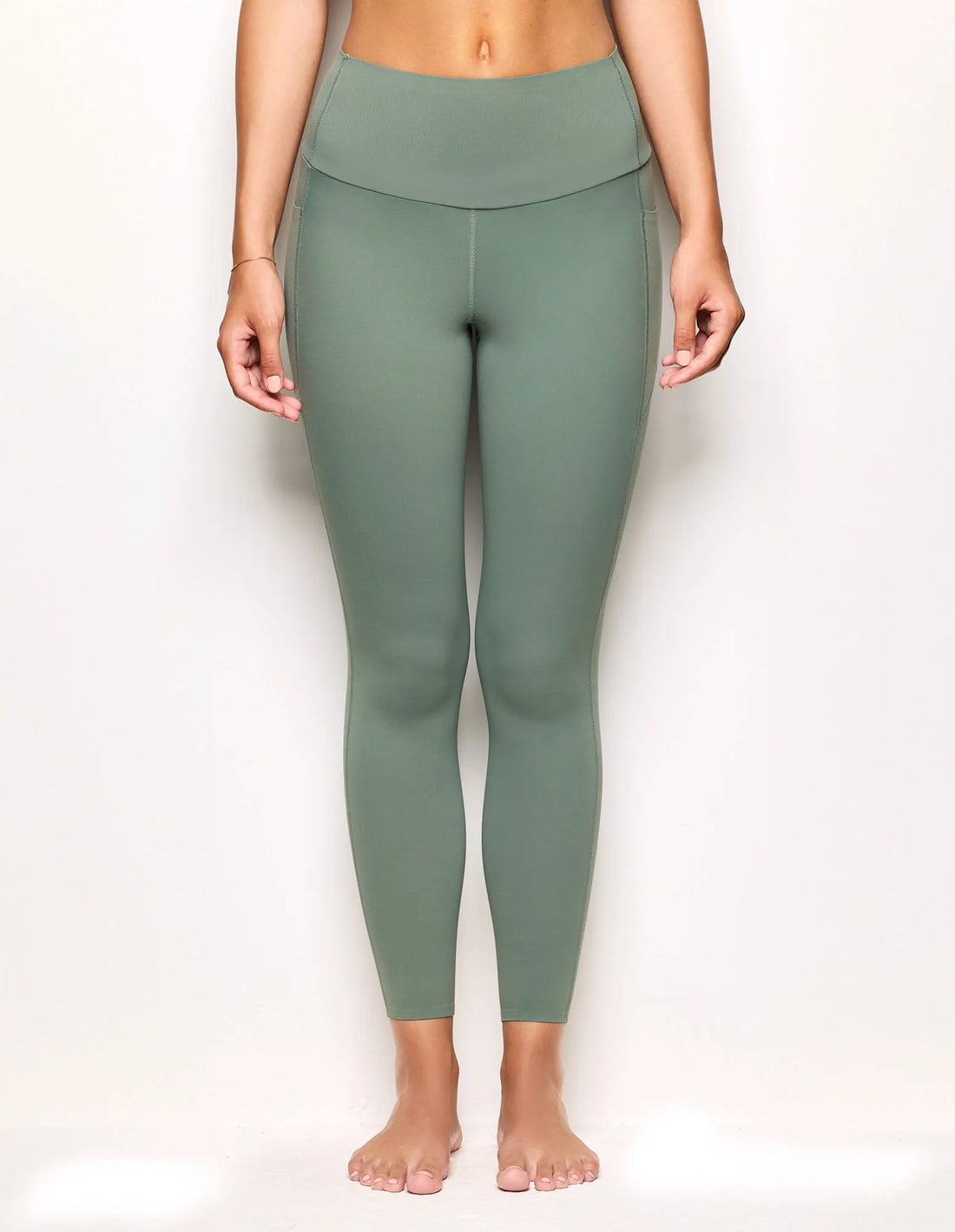 Yamamay_Sage Green_Leggings with Reinforced Waistband Ð Fitness_APMD181008_120_02