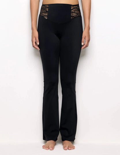 Yamamay_Black_Long Pants with Lace Details Ð Sensual Cuts_APMD183010_072_02