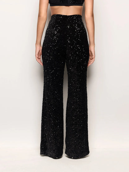Yamamay_Black_Brilliant Party Sequin Flared Evening Pants_APMD184002_072_04