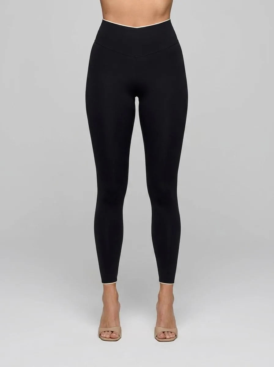 Yamamay_Black_Interlock Microfiber Leggings - Fitness_APMD191002_072_00