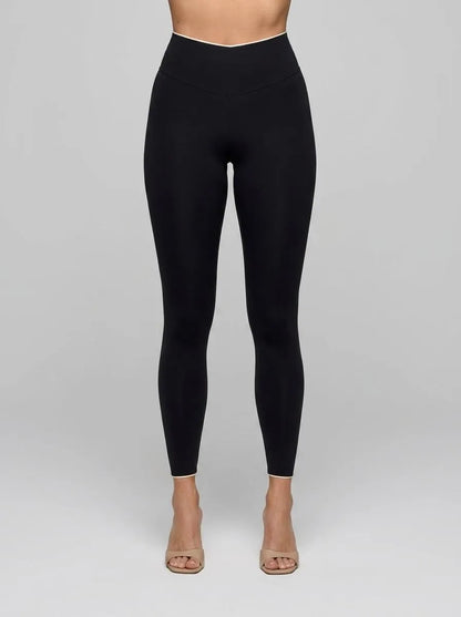 Yamamay_Black_Interlock Microfiber Leggings - Fitness_APMD191002_072_00
