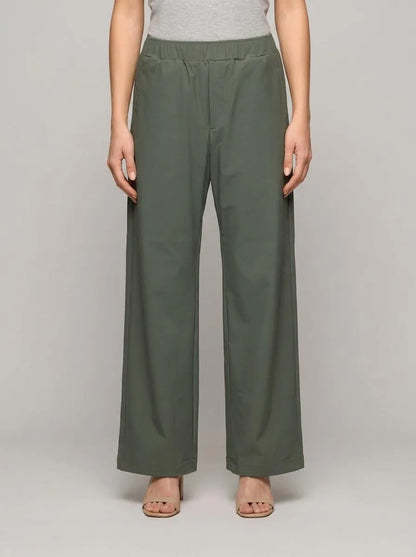 Yamamay_Hunter Green_Full-Long Trousers - Easy Travel_APMD191007_115_00