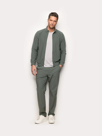 Yamamay_Hunter Green_Trousers - Easy Travel_APMU191002_115_01