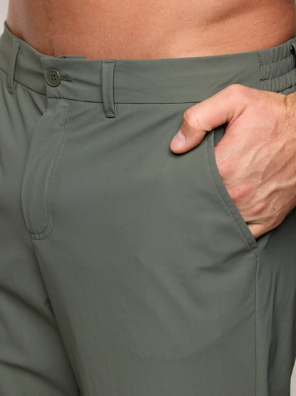 Yamamay_Hunter Green_Trousers - Easy Travel_APMU191002_115_03