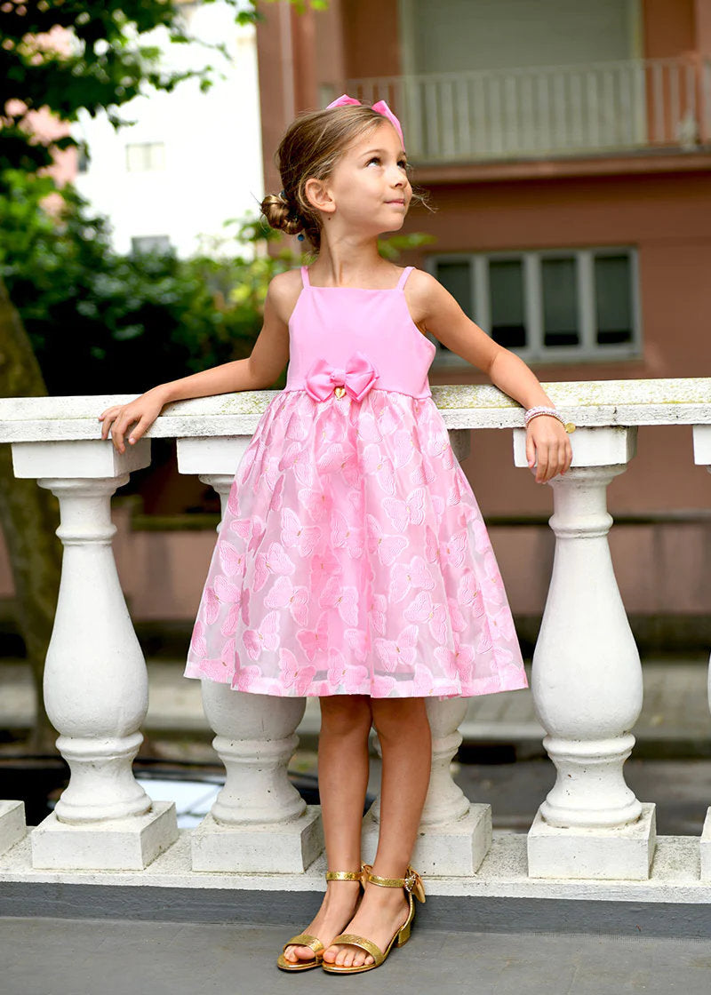 Apollo Butterfly Strappy Dress Rose_APOLLO_Rose_05