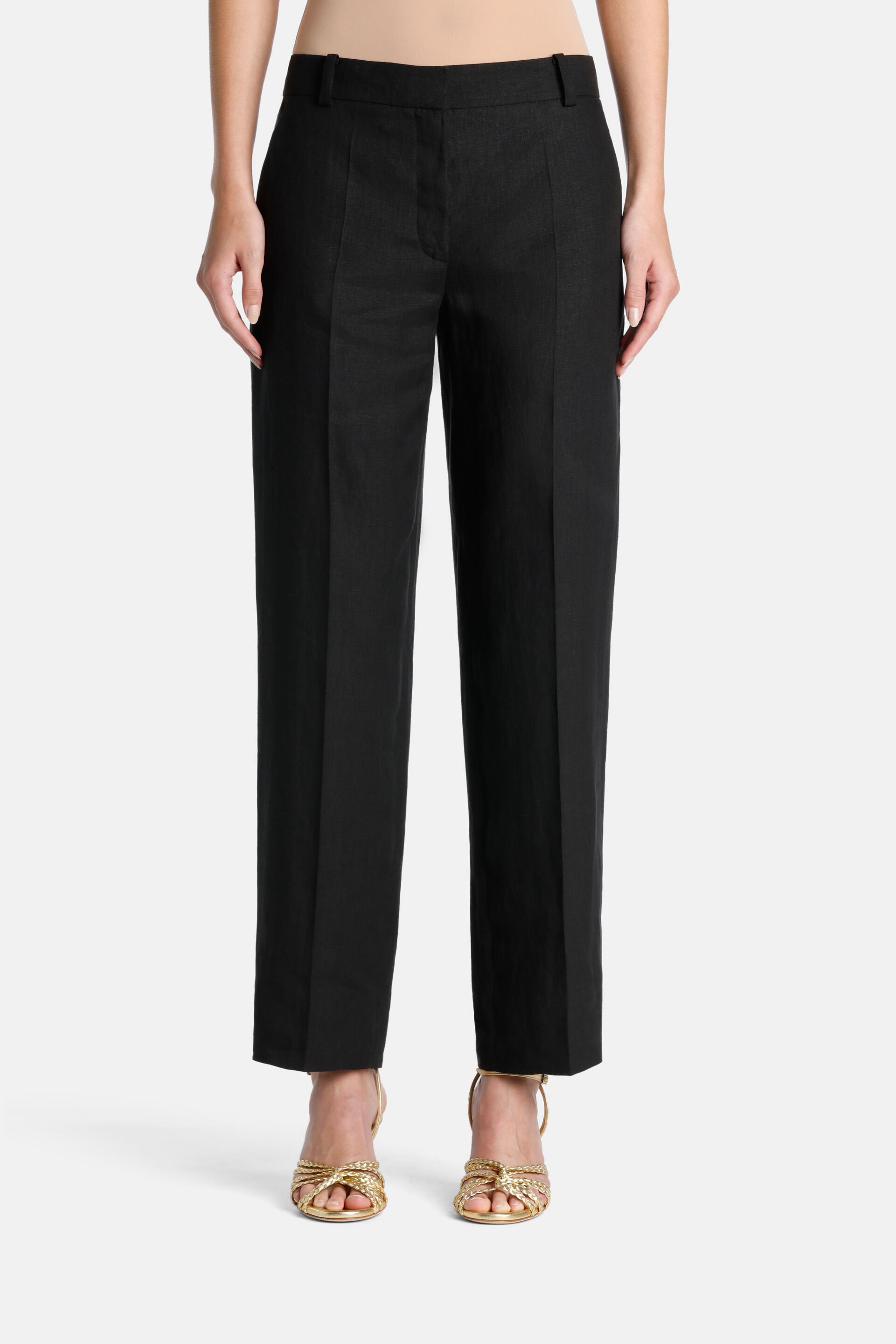 Luisa Spagnoli_Arale - Linen Pants_ARALE_0101_01