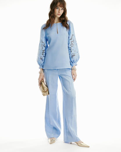 Luisa Spagnoli Pervinca Women Ariete - Wide-Leg Pants SKU: ARIETE_2619 Image 06