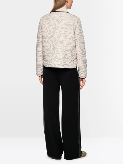 Marc Cain_Magnolia_Short Quilted Jacket with Knit Detail_AS 12.03 W18_153_02