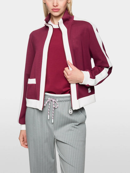 Marccain Rhododendron Women Loose Jersey Jacket SKU: AS 31.06 J06_293 Image 05