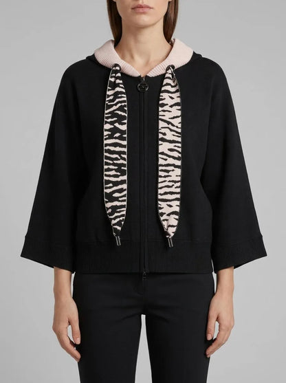 Marc Cain_Black_ÔRethink TogetherÕ Cardigan_AS 39.03 M57_900_00