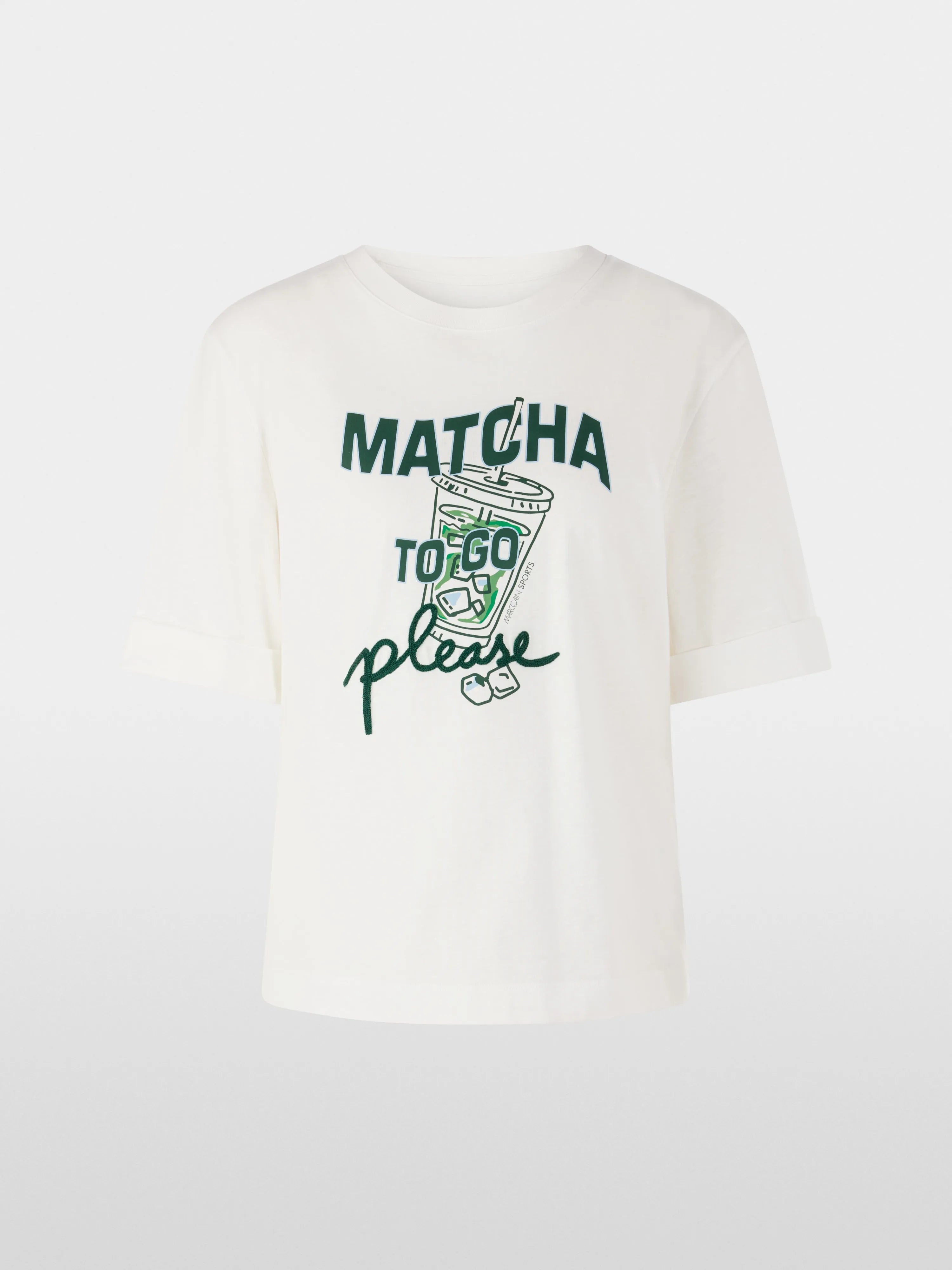 Marccain Off-White Women ÔRethink TogetherÕ Matcha Print Shirt SKU: AS 48.25 J37_110 Image 05
