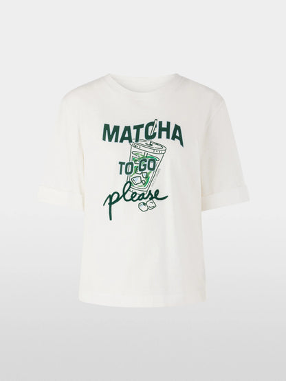 Marccain Off-White Women ÔRethink TogetherÕ Matcha Print Shirt SKU: AS 48.25 J37_110 Image 05