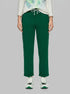 Marccain Dark Jade Green Women FRIA Pull-On Trousers in Cotton Blend SKU: AS 81.26 J54_556 Image 00