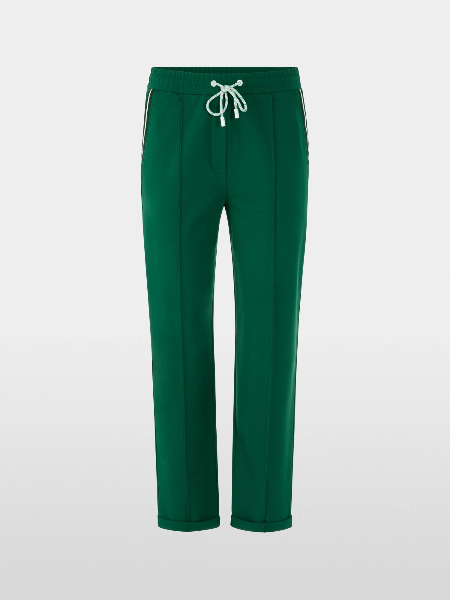 Marccain Dark Jade Green Women FRIA Pull-On Trousers in Cotton Blend SKU: AS 81.26 J54_556 Image 06
