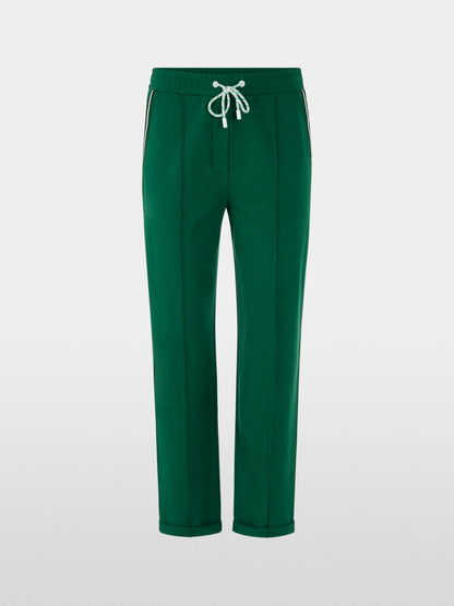 Marccain Dark Jade Green Women FRIA Pull-On Trousers in Cotton Blend SKU: AS 81.26 J54_556 Image 06