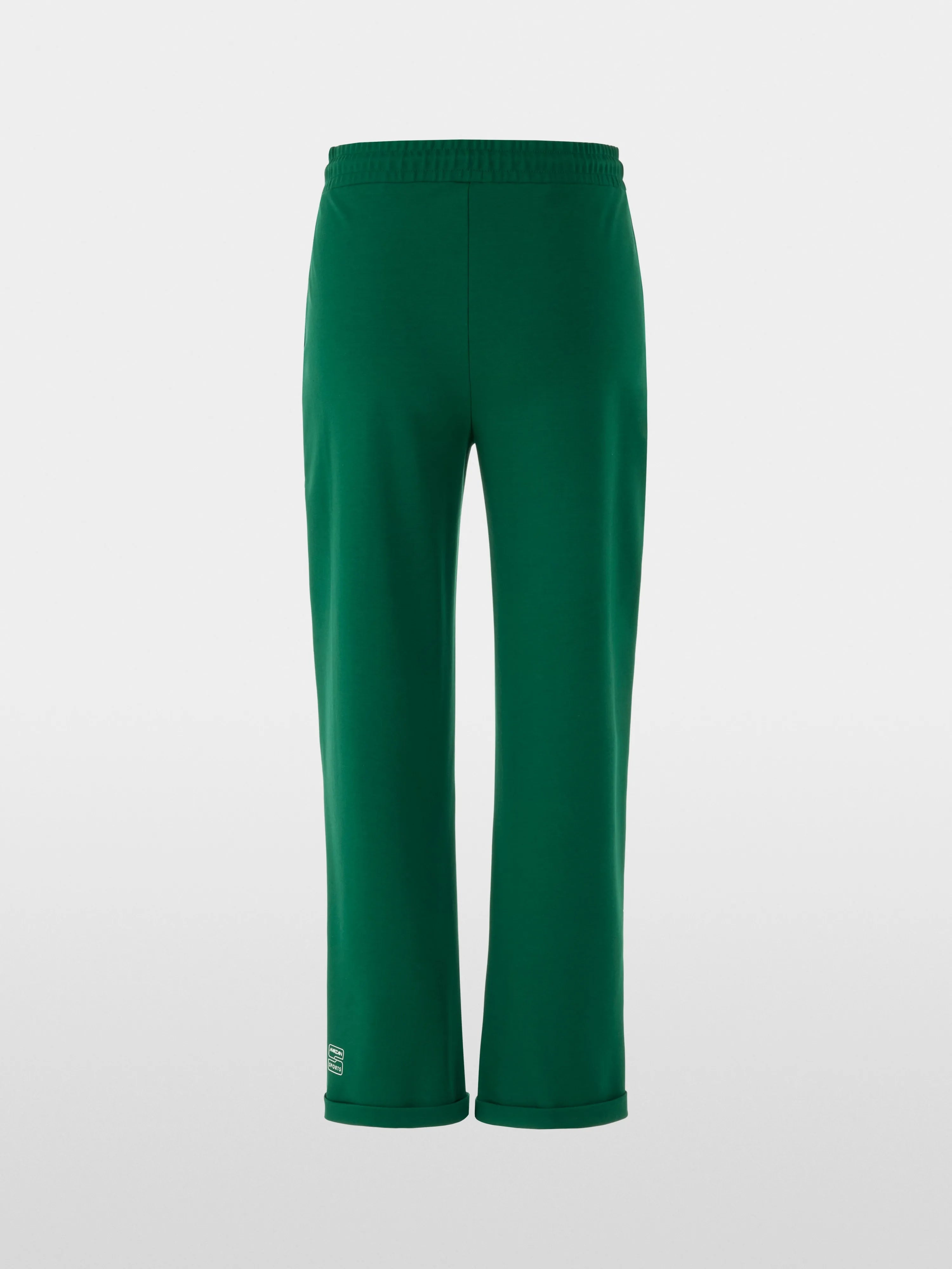 Marccain Dark Jade Green Women FRIA Pull-On Trousers in Cotton Blend SKU: AS 81.26 J54_556 Image 07