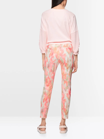 Marc Cain Candlelight Peach Women Scuba Jersey Leggings SKU: AS 81.27 J88_231 Image 02