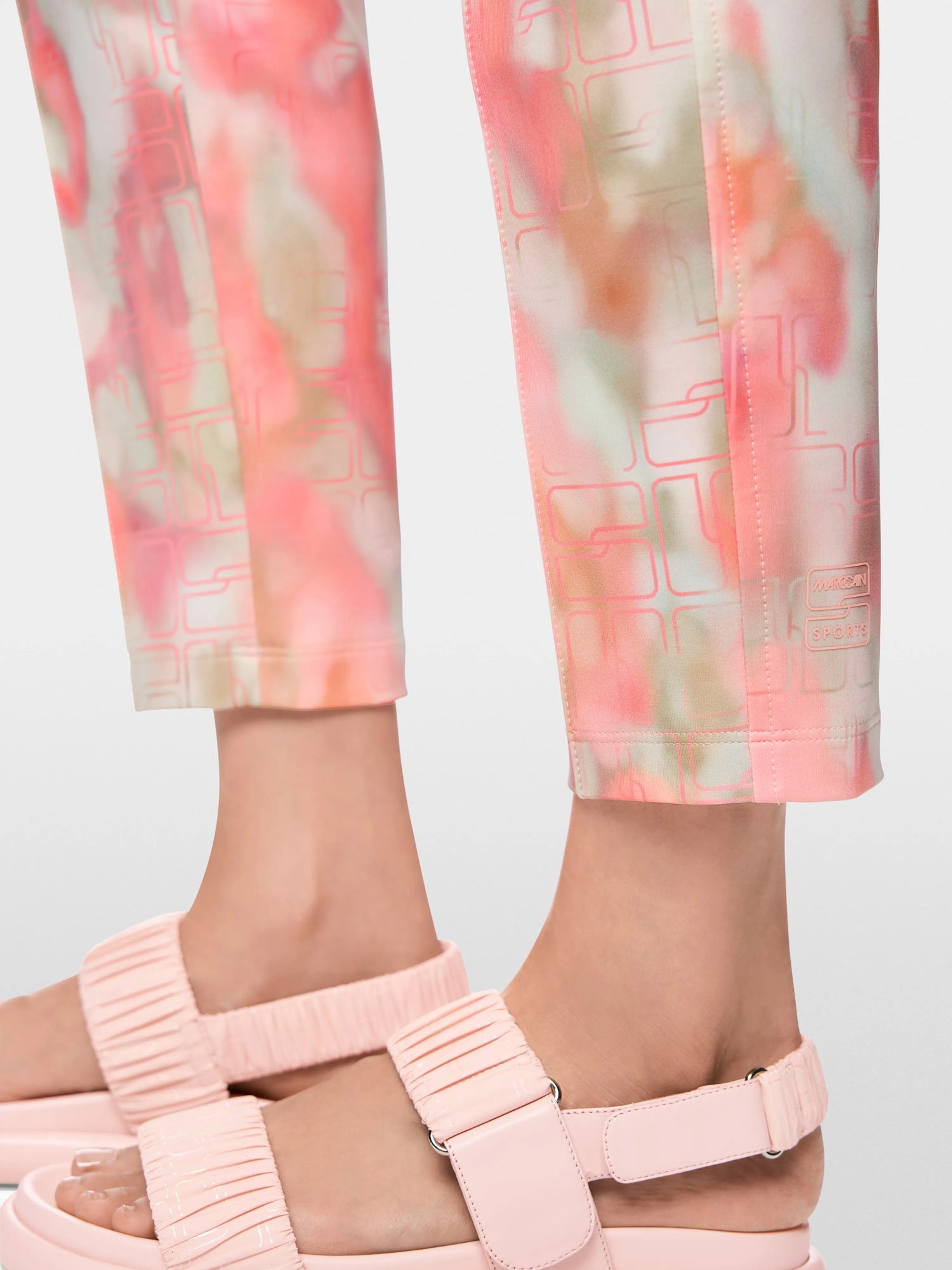 Marc Cain Candlelight Peach Women Scuba Jersey Leggings SKU: AS 81.27 J88_231 Image 04
