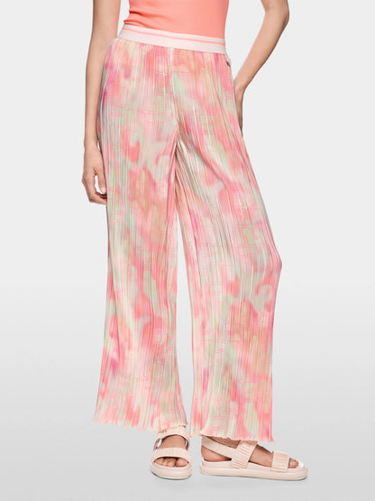 Marc Cain Candlelight Peach Women Pleated Trousers Wolin SKU: AS 81.47 W37_231 Image 05