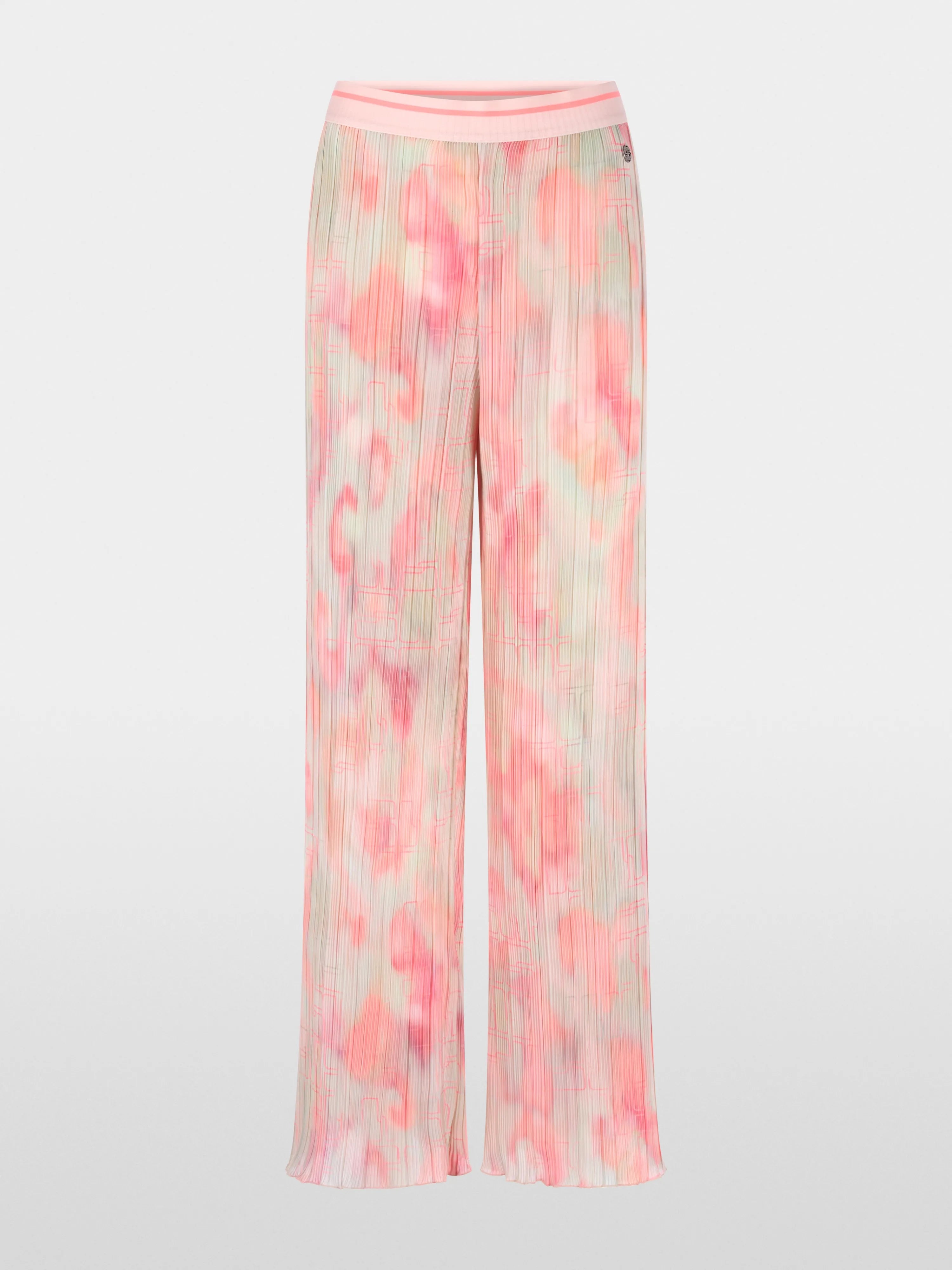 Marc Cain Candlelight Peach Women Pleated Trousers Wolin SKU: AS 81.47 W37_231 Image 06