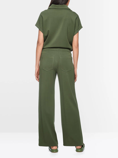 Marc Cain Olivine Women Welkom Wide-Cut Trousers SKU: AS 81.58 J58_574 Image 02