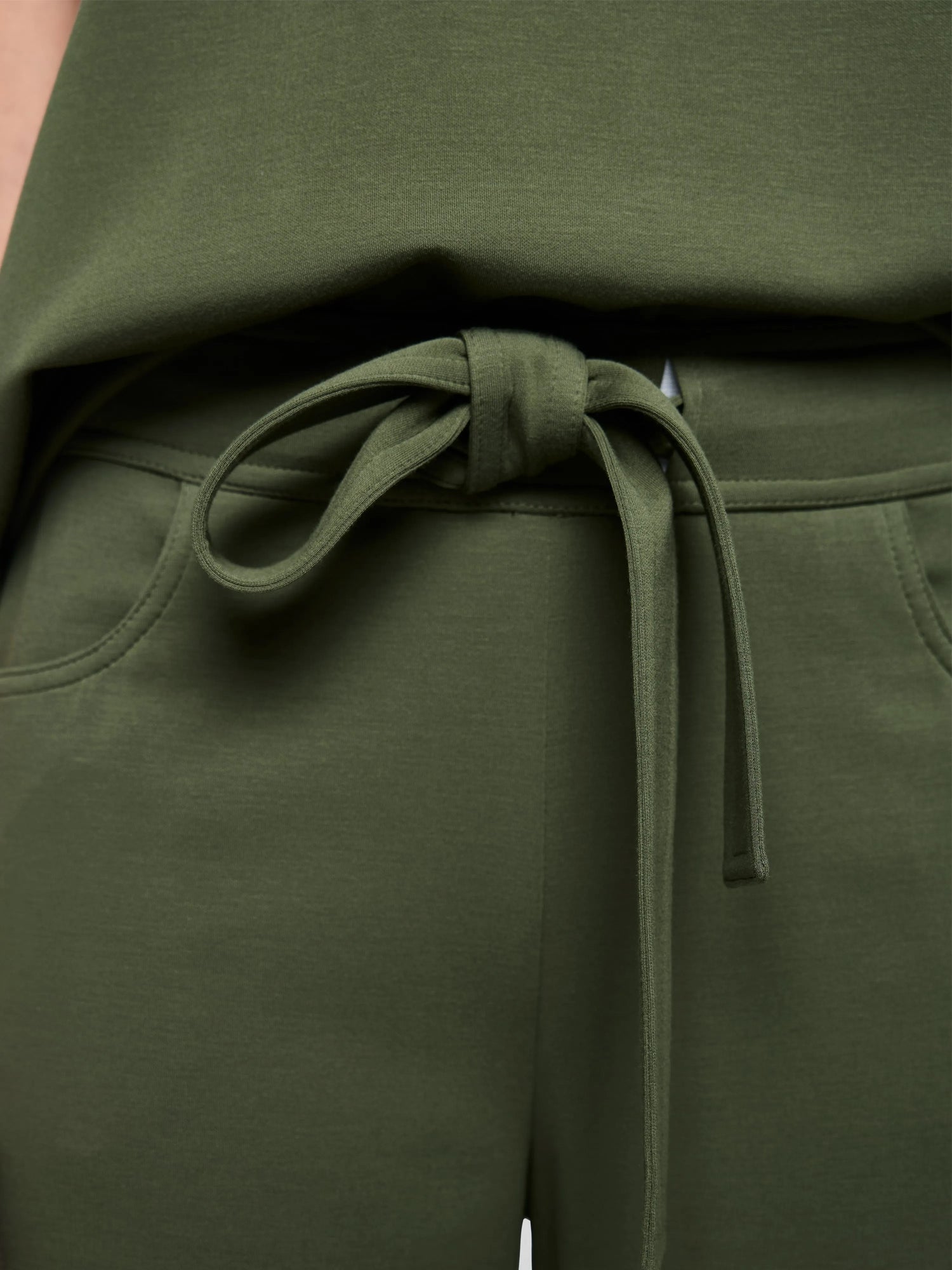 Marc Cain Olivine Women Welkom Wide-Cut Trousers SKU: AS 81.58 J58_574 Image 03