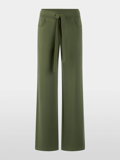 Marc Cain Olivine Women Welkom Wide-Cut Trousers SKU: AS 81.58 J58_574 Image 06