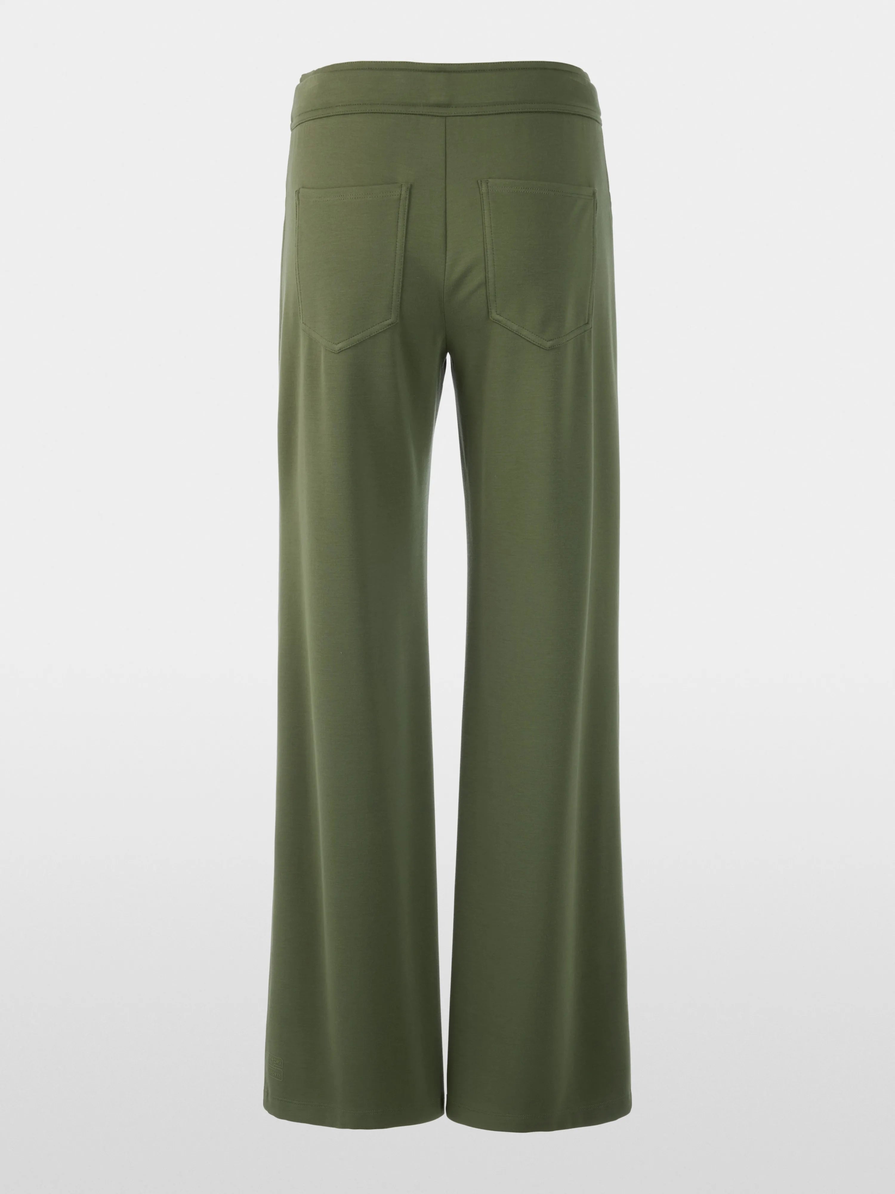 Marc Cain Olivine Women Welkom Wide-Cut Trousers SKU: AS 81.58 J58_574 Image 07
