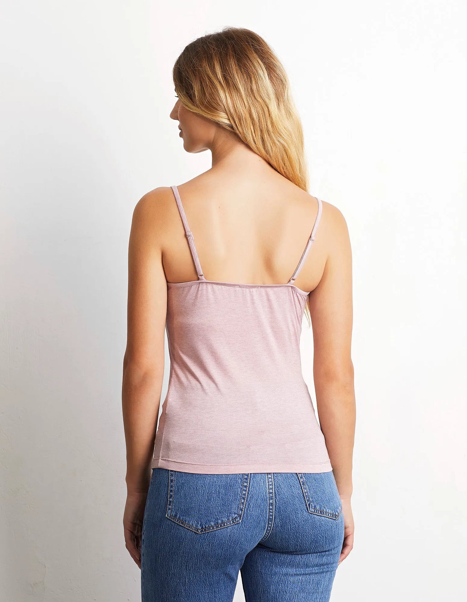 Thin Straps Tank Top - Basic with Modal &amp; Wool_ATOD173003_239_03