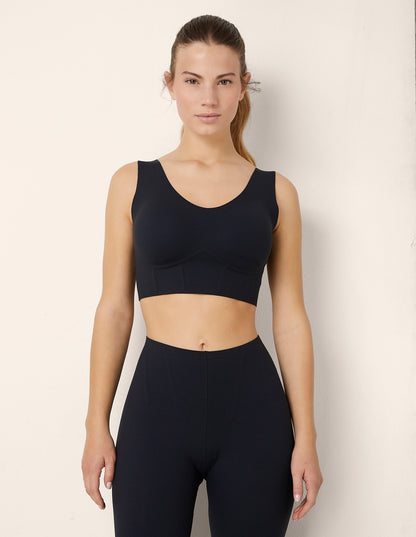 Yamamay_Fitness Lux Super Stretch Sports Top with Removable Padded Cups _ATOD181003_072_02