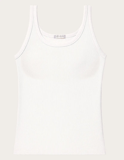 Yamamay_Optical White_Ribbed Camisole with Internal Padding Ð Easy Living_ATOD183008_015_05