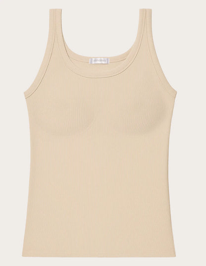 Yamamay_Ivory_Ribbed Camisole with Internal Padding Ð Easy Living_ATOD183008_717_05