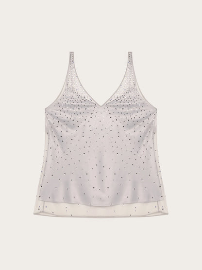 Yamamay_Light Grey_Party Tulle and Satin Overlapping Top with Rhinestones_ATOD184001_052_05