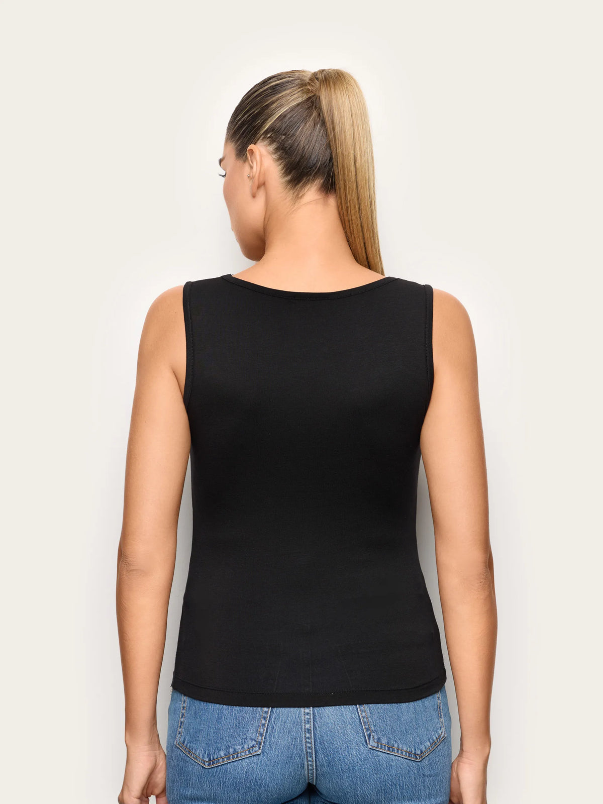 Yamamay CREAM Women Vest - Basic Modal &amp; Wool SKU: ATOD193002_072 Image 04
