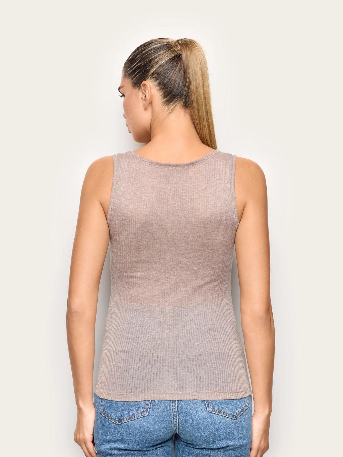 Yamamay BLACK Women Top - Light Cashmere Rib SKU: ATOD193006_285 Image 04