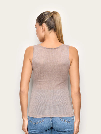 Yamamay BLACK Women Top - Light Cashmere Rib SKU: ATOD193006_285 Image 04