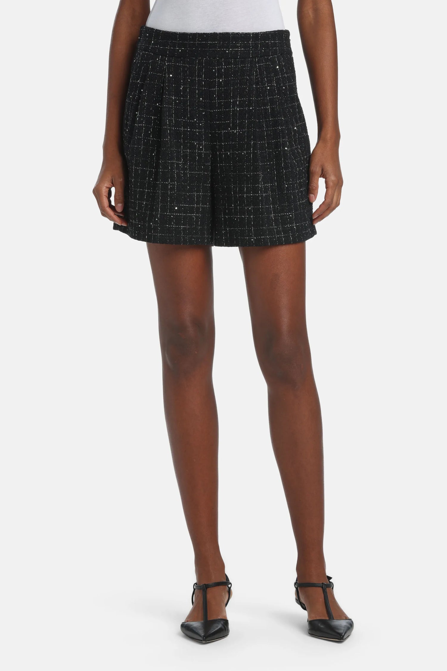 Luisa Spagnoli_Black_Atomica - Structured Cotton Shorts_ATOMICA_3062_02