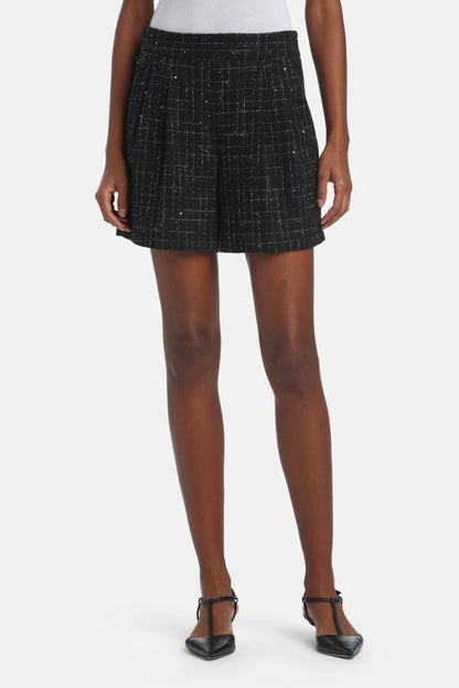 Luisa Spagnoli_Black_Atomica - Structured Cotton Shorts_ATOMICA_3062_02