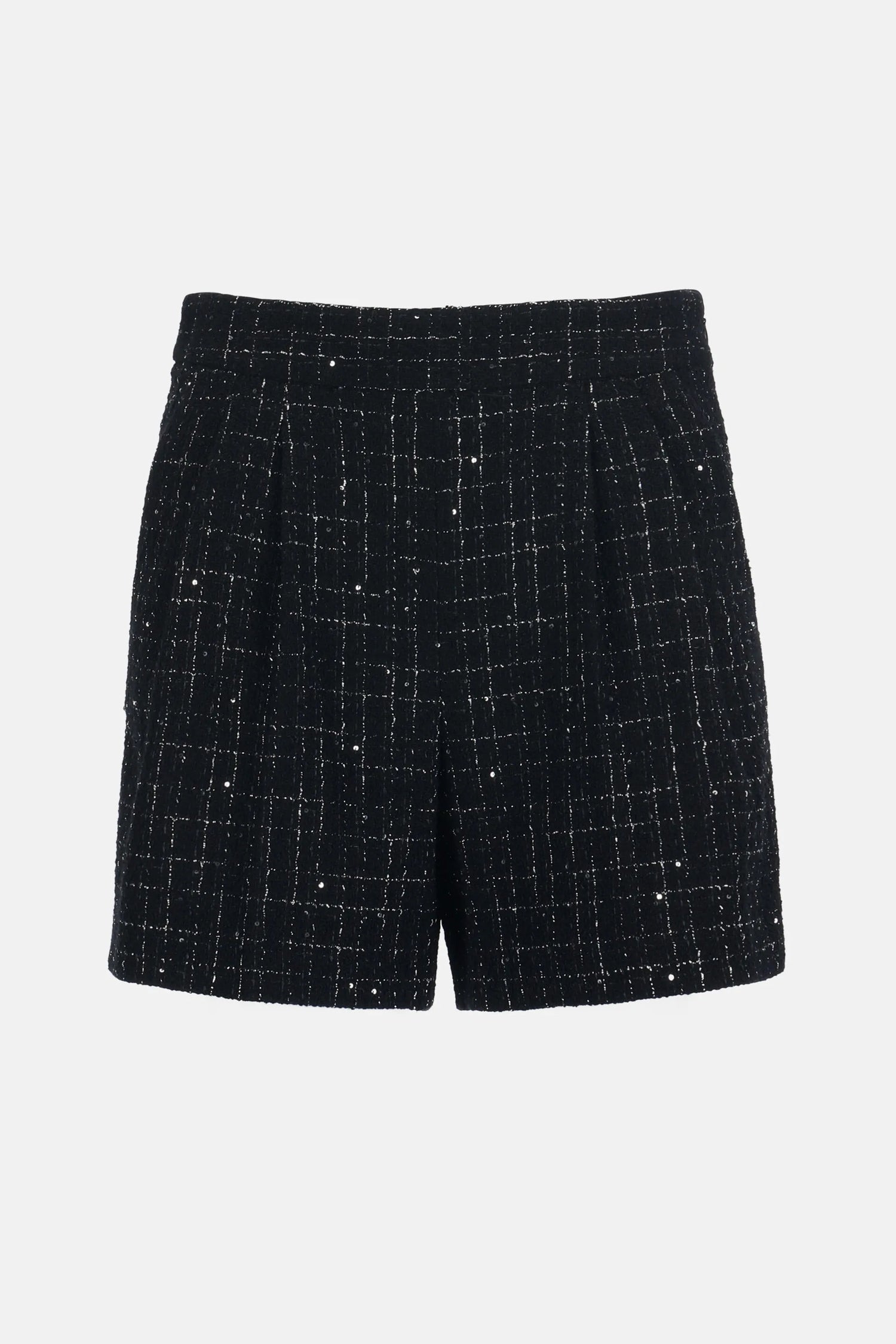 Luisa Spagnoli_Black_Atomica - Structured Cotton Shorts_ATOMICA_3062_05