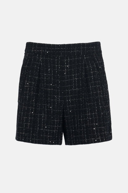 Luisa Spagnoli_Black_Atomica - Structured Cotton Shorts_ATOMICA_3062_05