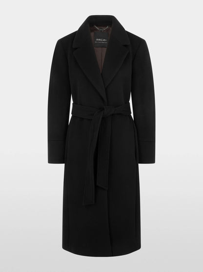 Marc Cain Black New Women Coat in New Wool with Cashmere SKU: BA 11.04 W11_900 Image 06
