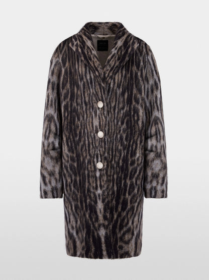 Marc Cain Etherea Women ÔKnitted in GermanyÕ Ozelot Coat SKU: BA 11.16 M43_648 Image 06