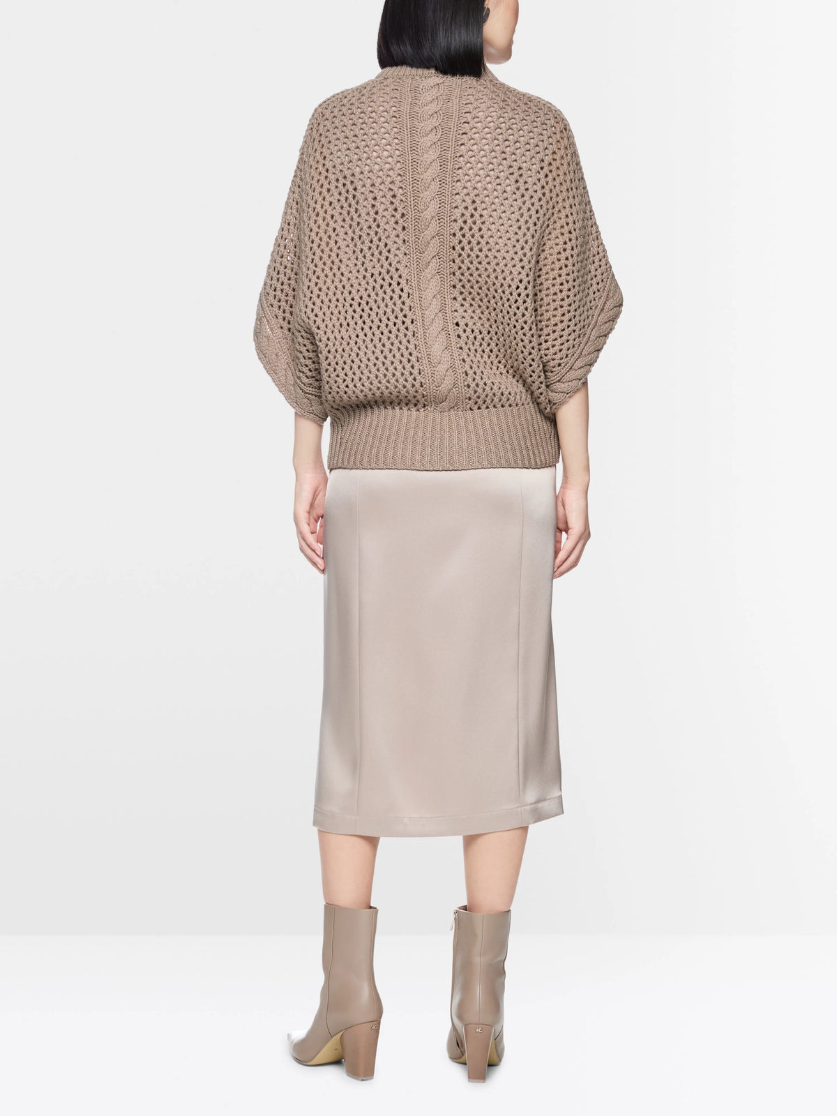 Marc Cain Etherea Women ÔKnitted in GermanyÕ Openwork Cardigan SKU: BA 39.24 M41_648 Image 02